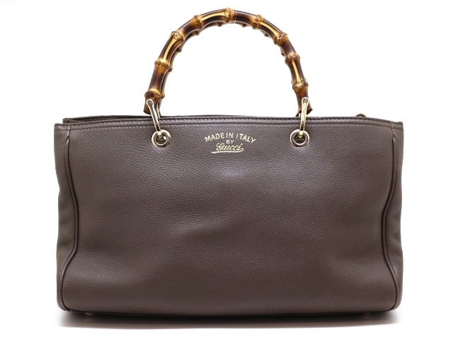 GUCCI グッチ バッグ バンブー ショッパー ミディアム ハンドバッグ 