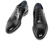 JIMMY CHOO ジミーチュウ 革靴 FALCON ビジネスシューズ メンズ40   ブラック レザー (2148103268137) 【432】