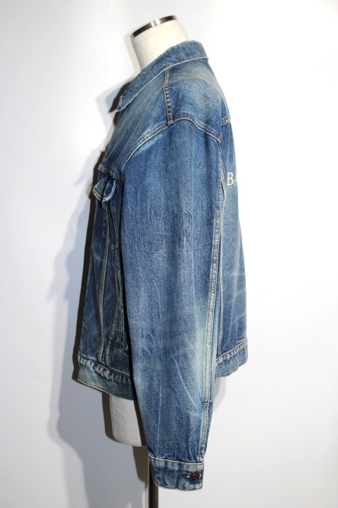 BALENCIAGA バレンシアガ デニムジャケット メンズ44 ブルー デニム 