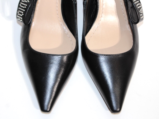Dior ディオール パンプス レディース35ハーフ 約22.5cm リボン 