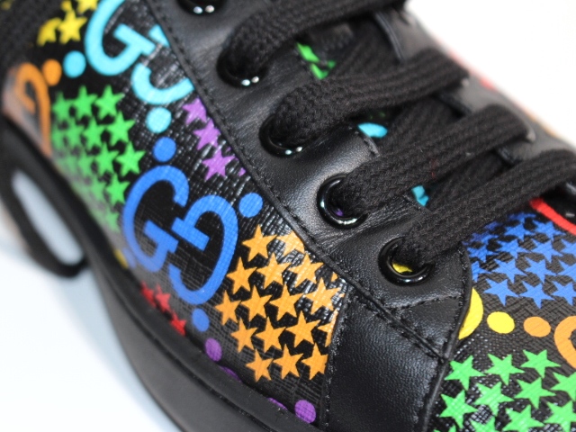 GUCCI グッチ スニーカー メンズ8ハーフ GGサイケデリック マルチ 