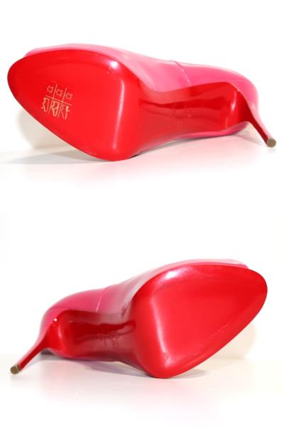 Christian Louboutin クリスチャン ルブタン パンプス New Very Prive レディース38 ピンク パテント 432 の購入なら 質 の大黒屋 公式