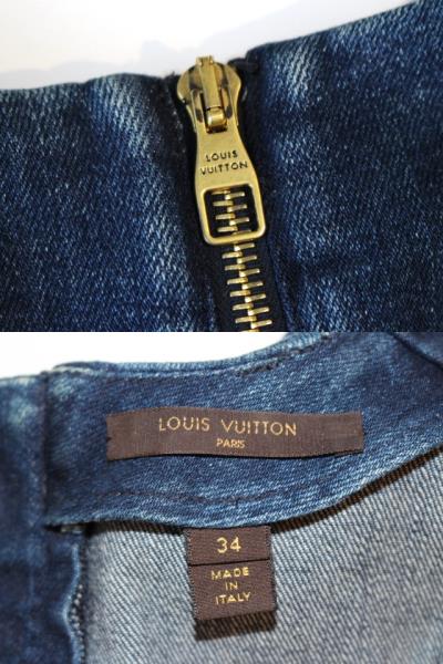 Louis Vuitton ルイ ヴィトン ワンピース レディース34 ブルー デニム 432 の購入なら 質 の大黒屋 公式