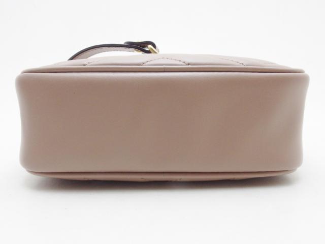 GUCCI グッチ ショルダーバッグ GGマーモント キルティング ミニバッグ  