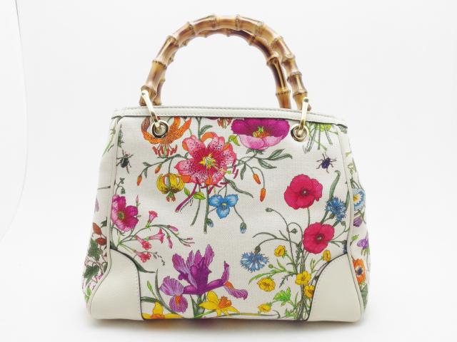 GUCCI グッチ 2WAYバッグ バンブー 336032 キャンバス マルチカラー 