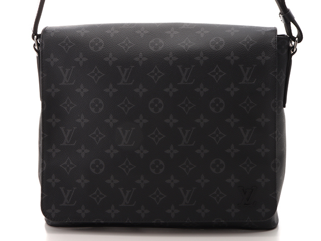 Louis Vuitton LOUIS VUITTON bag monogram eclipse men's shoulder district MM  NM M44001 black