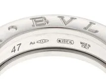 BVLGARI　ブルガリ　リング　指輪　B-zero1R　K18ホワイトゴールド　XSサイズ　47号　【474】