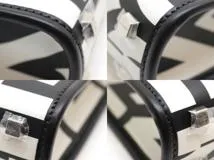 FENDI　フェンディ　サンシャイン　ショッパース　ミニ　マークジェイコブスコラボ　ホワイト／ブラック　カーフ　8BS051　2143200573665【200】