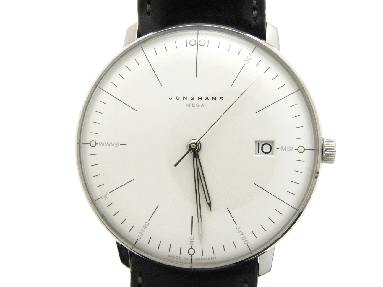 JUNGHANS ユンハンス マックスビル メガ 058/4822.00 SS/革ベルト