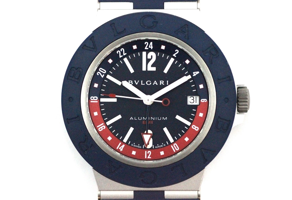 BVLGARI ブルガリ 腕時計 アルミニウムGMT BB40ATGMT 103554 チタン 