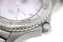 2008年並行品 TAG HEUER タグ・ホイヤー 腕時計 リンク デイト WJ131C-1 シェル11Pダイヤモンド文字盤 ステンレス クォーツ【472】SJ