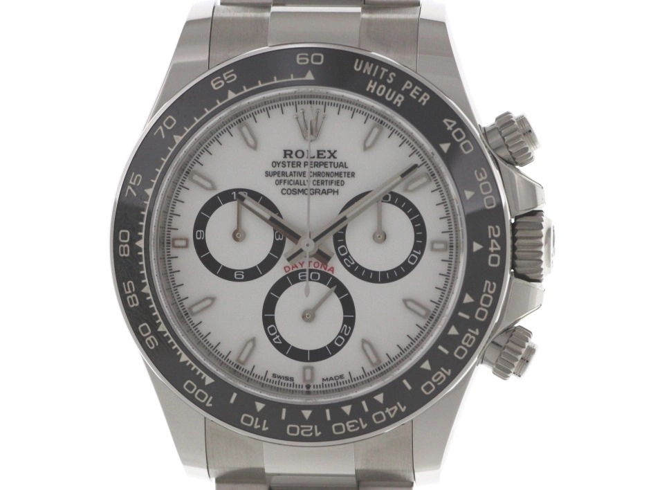 2023年12月国内正規品 ROLEX ロレックス 腕時計 コスモグラフ デイトナ 126500LN オイスタースチール／セラミック ホワイト文字盤 自動巻【472】SJ