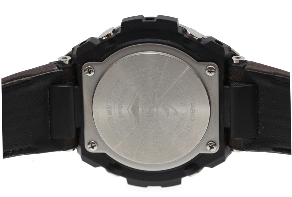 CASIO カシオ 腕時計 G-SHOCK Gスチール GST-W130L-1AJF ステンレス/合成皮革 ブラック文字盤 クオーツ【472】SJ