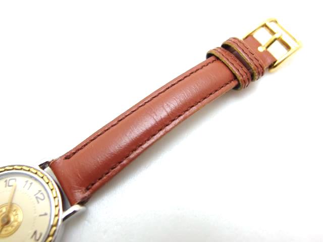 HERMES エルメス セリエ アイボリー文字盤 レディス クオーツ ベルト