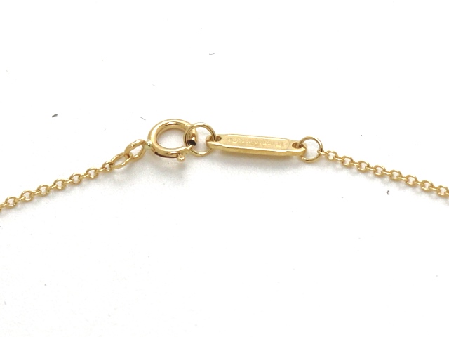 ティファニー Tスマイルスモールネックレス 750 yg ティファニー T ミディアム スマイル ペンダント ダイヤモンド