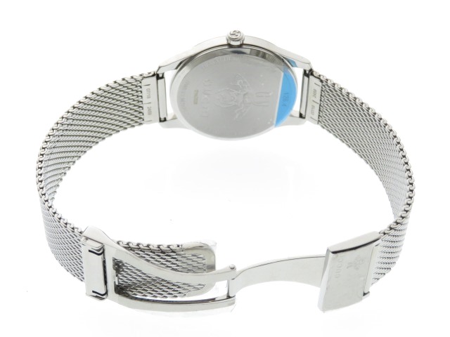 GUCCI グッチ Gタイムレス SS ブルー文字盤 YA126582 メンズ腕時計 