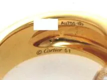 Cartier　カルティエ　パンテールリング　YG/E/OX/D　イエローゴールド　エメラルド　オニキス　ダイヤモンド　刻印サイズ51　実寸10.5号　N4225000　参考定価￥2,706,000-　【433】