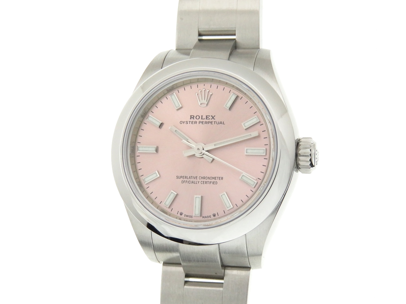 ロレックス ROLEX オイスターパーペチュアル 276200 ピンク文字盤 自動