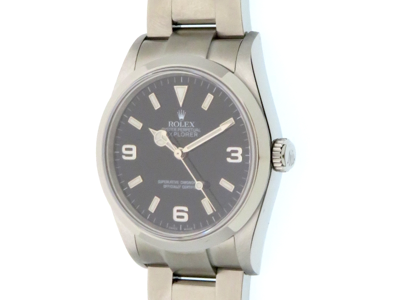 ROLEX ロレックス メンズ腕時計 エクスプローラー1 114270 Z番（2006年製）ブラック（黒）文字盤 自動巻き