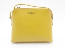 FURLA フルラ ショルダーバッグ イエロー レザー 【205】 の購入なら