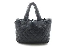 CHANEL シャネル コココクーントートPM ブラック/シルバー色金具