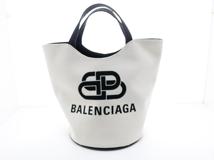 BALENCIAGA バレンシアガ　WAVE 2WAY バッグ　キャンバス【433】