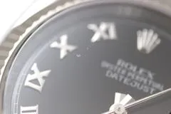 2015年1月並行品 ROLEX ロレックス 腕時計 デイトジャスト36 116234 ブラックローマ文字盤 K18ホワイトゴールド／ステンレス オイスター 自動巻【472】SJ