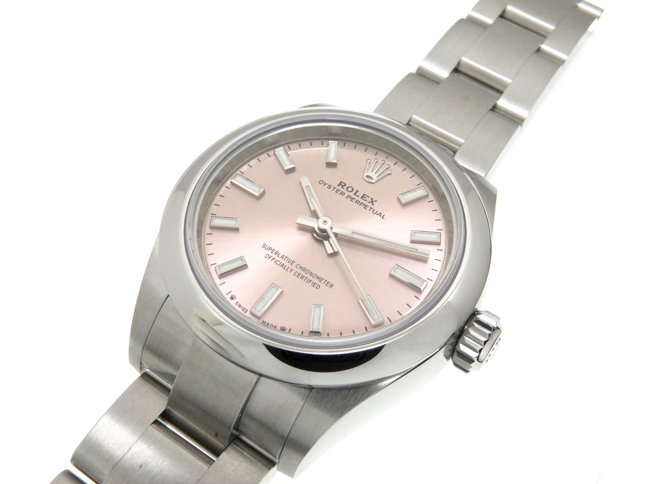 ロレックス ROLEX オイスターパーペチュアル 276200 ピンク文字盤 自動