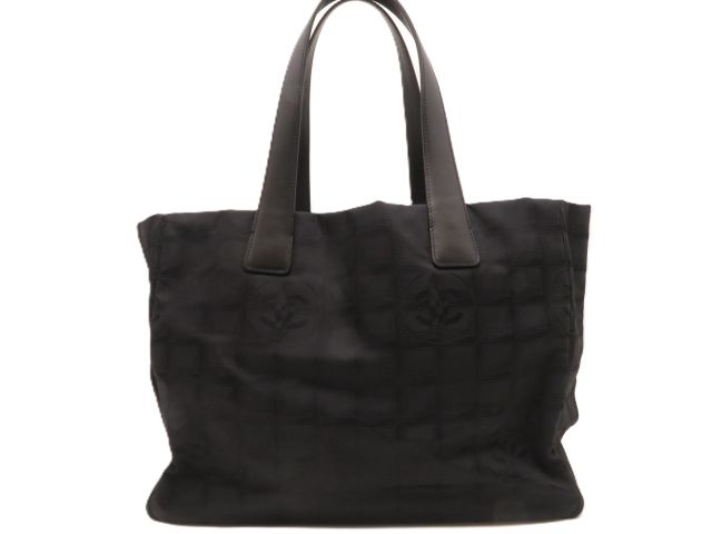 シャネル　ニュートラベルライン　トートバッグ CHANEL シャネル ニュートラベルライントートMM ブラック／GP