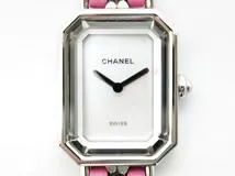 CHANEL シャネル プルミエール ロック ML H6360 ステンレス/カワ
