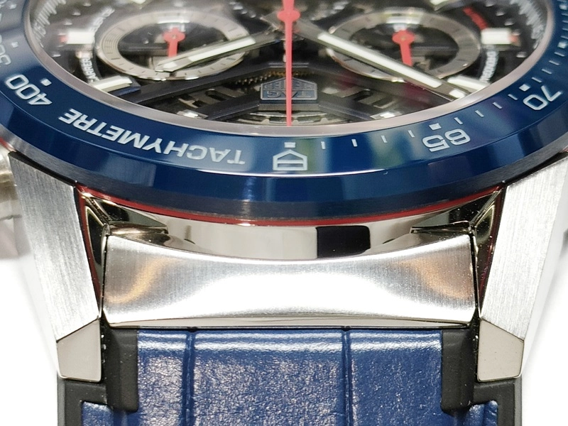 TAG HEUER タグ・ホイヤー カレラ キャリバーホイヤー02 CBG2A11.FC6460 SS/CE/ラバー/カワ ブルースケルトン メンズ 自動巻き【432】2148103654688