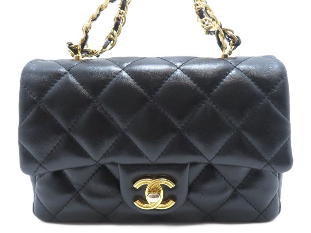 CHANEL シャネル マトラッセ トップハンドルミニフラップバッグ