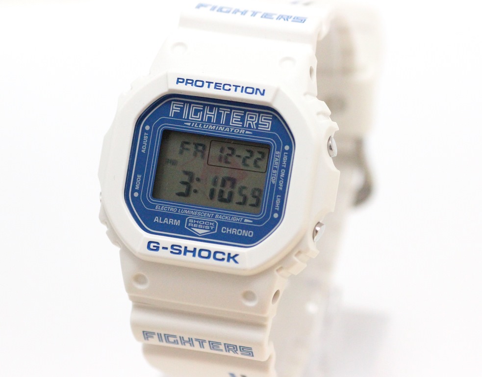 CASIO カシオ 腕時計 G-SHOCK DW-5600VT 北海道日本ハムファイターズコラボ ステンレス／樹脂 デジタル 電池式  日本製【472】SJ