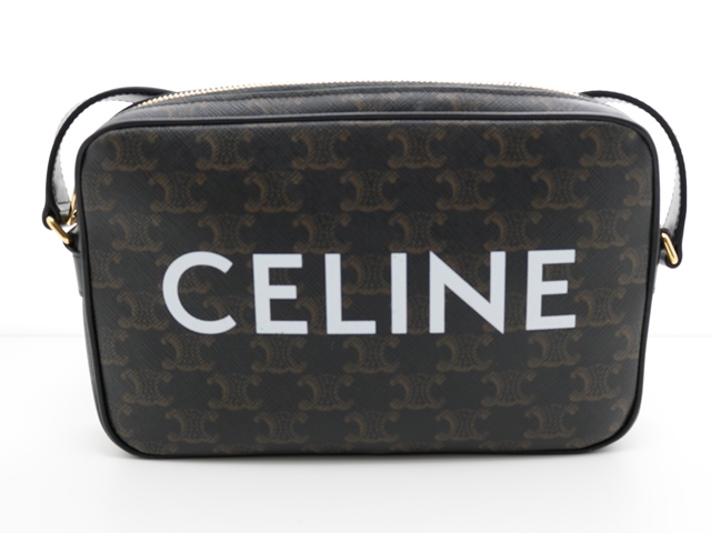 CELINE セリーヌ トリオンフ ミディアム メッセンジャーバッグ 斜め