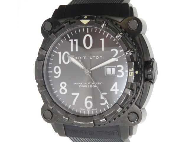 HAMILTON ハミルトン カーキ ビローゼロ H785750 SS/ラバー メンズ