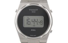 TISSOT ティソ 腕時計 PRX ピーアールエックス DIGITAL T137.463.11.050.00 ブラック文字盤 ステンレススチール クォーツ【472】SJ