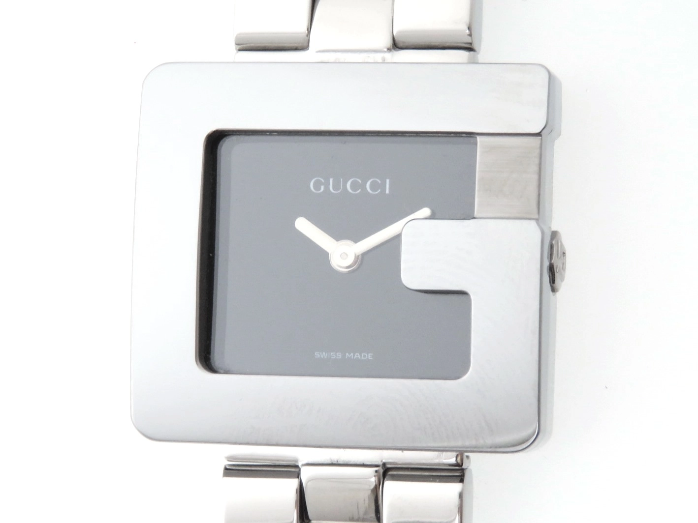 GUCCI グッチ 3600L レディース 腕時計 ブラック文字盤 SS