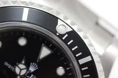 P番2001年並行 ROLEX ロレックス 腕時計 シードゥエラー 16600 ブラック文字盤 ステンレス 自動巻き 穴有【472】SJ