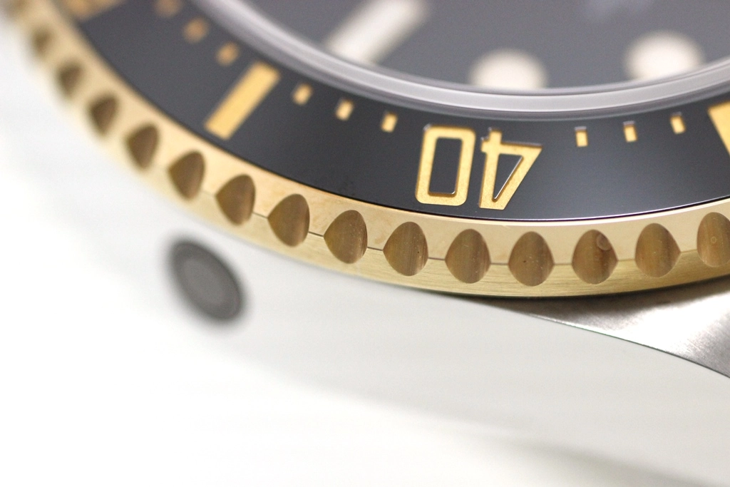 2019年9月並行品 ROLEX ロレックス 腕時計 シードゥエラー オイスタースチール/K18イエローゴールド/セラミック ブラック文字盤 自動巻き【472】SJ