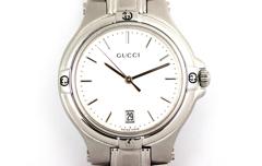 GUCCI グッチ 腕時計 9040M ステンレス シルバー文字盤 クオーツ【472】SJ