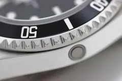 P番2001年並行 ROLEX ロレックス 腕時計 シードゥエラー 16600 ブラック文字盤 ステンレス 自動巻き 穴有【472】SJ