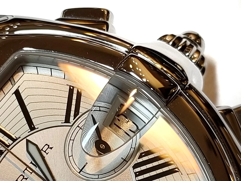 CARTIER　カルティエ　ロードスター クロノ　W62019X6　ステンレス　SS　シルバー　メンズ　自動巻き【432】2143300215687