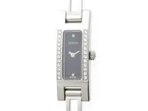 GUCCI グッチ 3900L レディース 腕時計 ブラック文字盤 ダイヤベゼル 