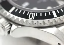 P番2001年並行 ROLEX ロレックス 腕時計 シードゥエラー 16600 ブラック文字盤 ステンレス 自動巻き 穴有【472】SJ