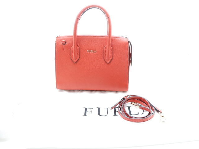 FURLA フルラ 2WAYショルダーバッグ レッド レザー 277122 F7347