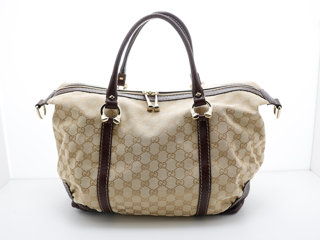 GUCCI グッチ ボストンバッグ レザー オールドグッチ : ブランド