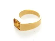 Cartier カルティエ タンクリング イエローゴールド シトリン 指輪 