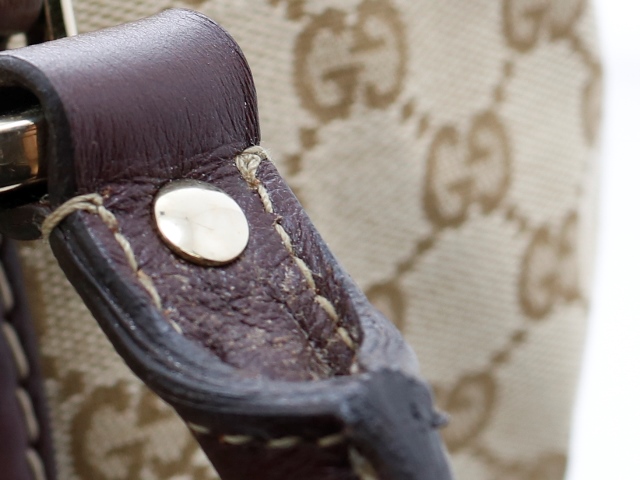 GUCCI グッチ ボストンバッグ ストラップ無し 189892 GG