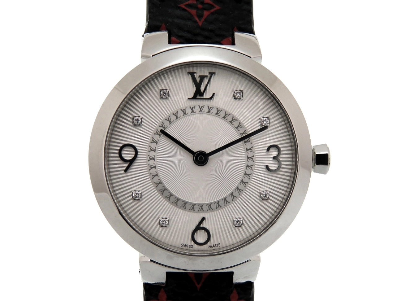 状態は写真をご覧下さいルイヴィトン　タンブール スリム ダイヤ　モノグラム　時計　腕時計　正規品