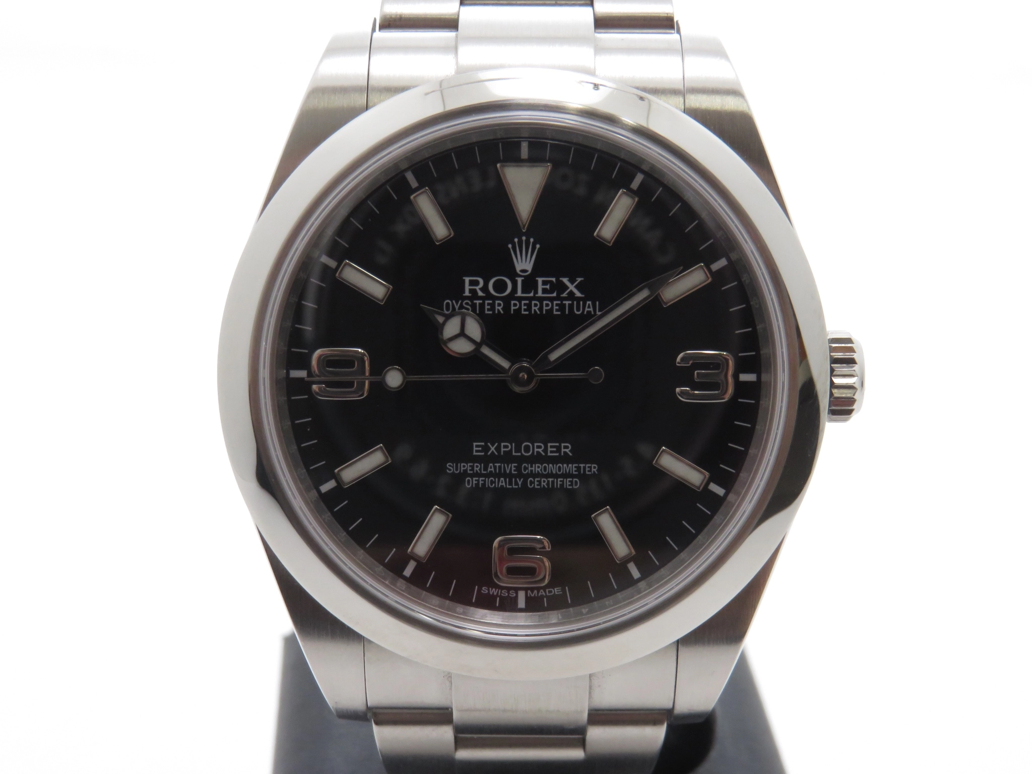 ROLEX 114270 エクスプローラー1 腕時計 SS SS メンズ